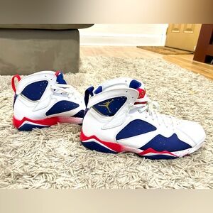 Retro Nike Air Jordan VII 7 Olympic GOLD USA 
Size 11 - “Tinker Alternate”